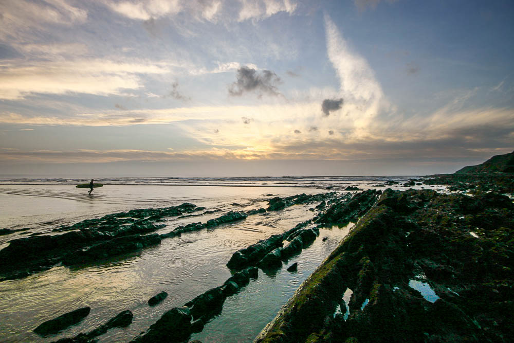 Evening Light, Low Tide Saunton