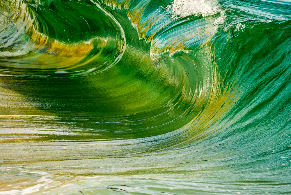 Iridescent, Warped Shore Break, Porthcurno