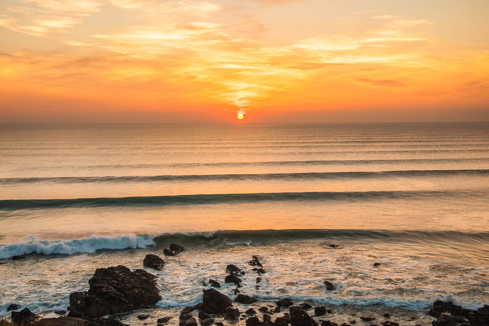 Sunset at Widemouth