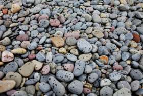 Rain Spotted Pebbles