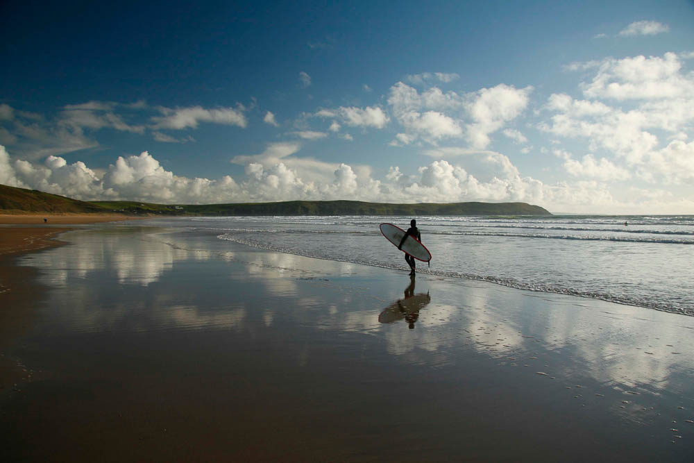 Reflective Surfer, Woolacombe