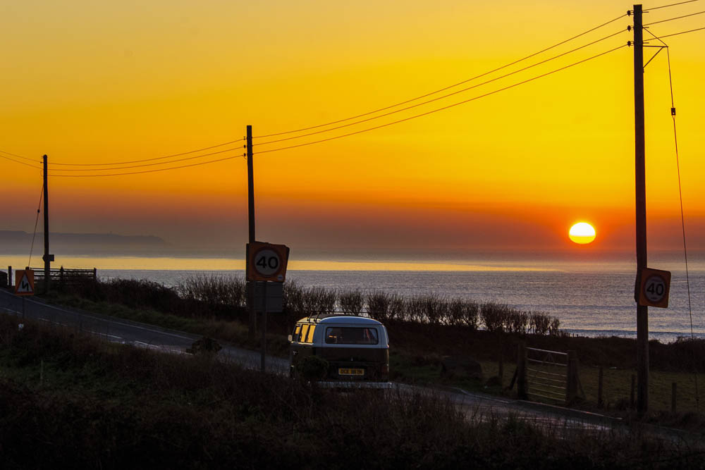 Californian VW Sunset, Croyde