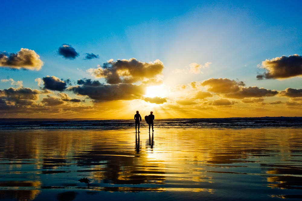 Saunton Sunset Surfers