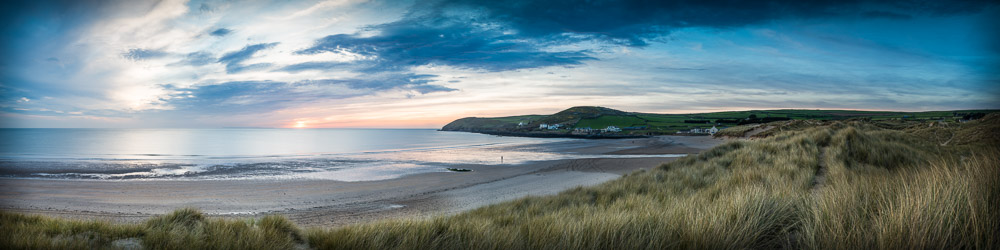 Croyde Bay and Baggy Point Sunset