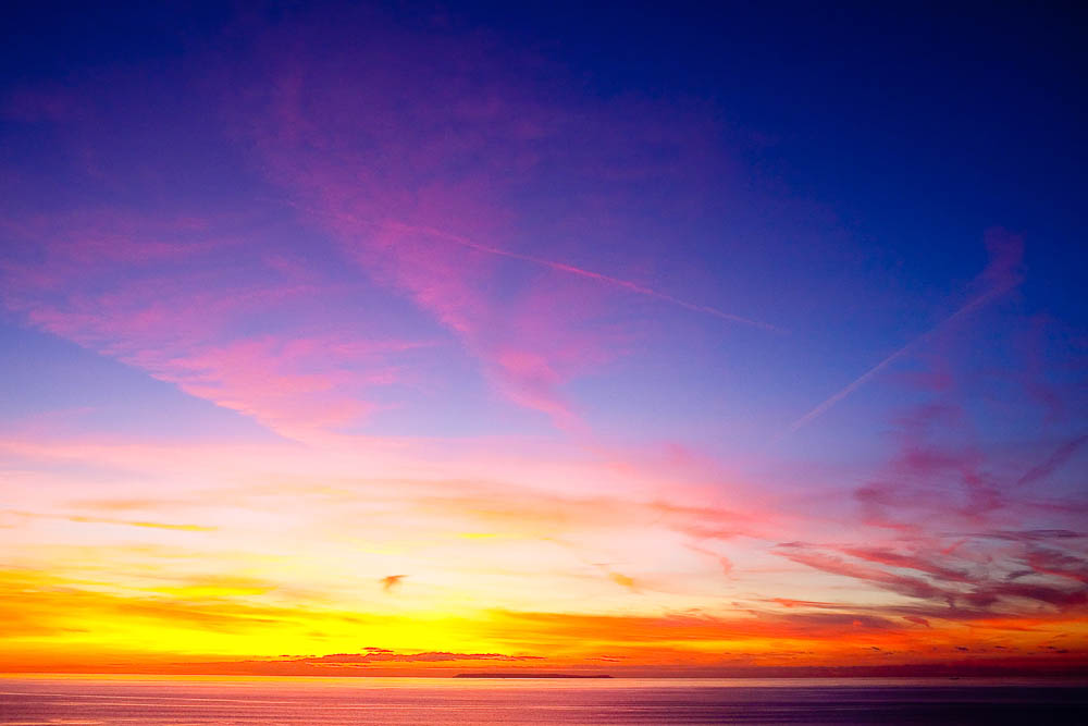 Sunset Over Lundy