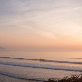 sunset surfer